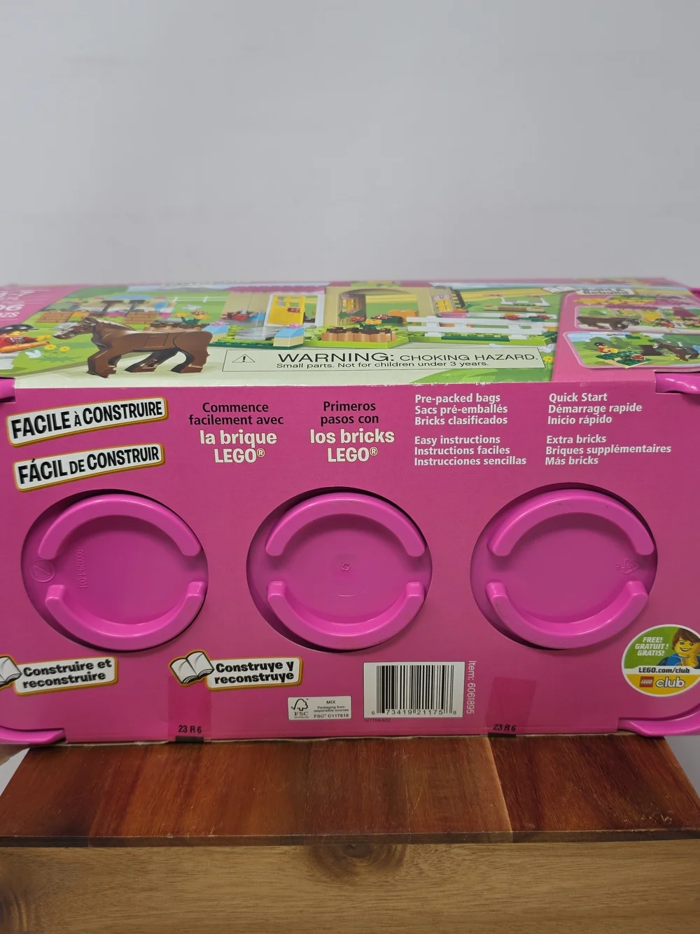LEGO Juniors Pink Barn Build & Play Set